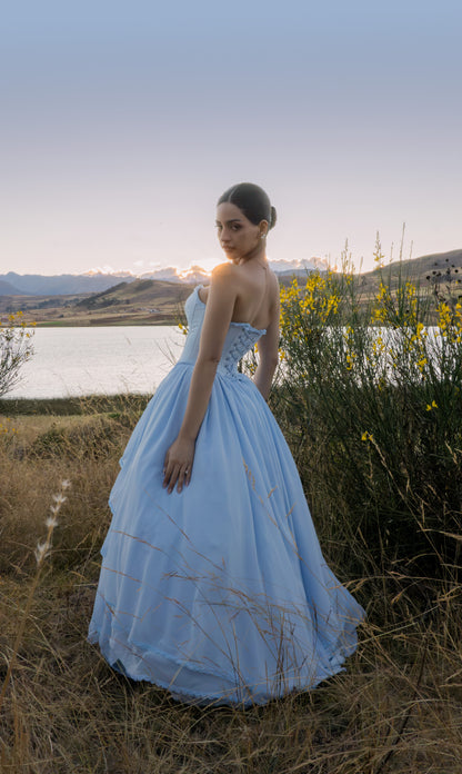 Eveil Dress Blue