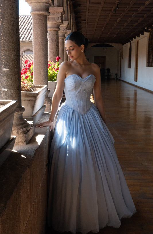 Eveil Dress Blue