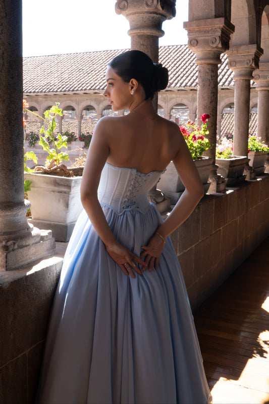 Eveil Dress Blue
