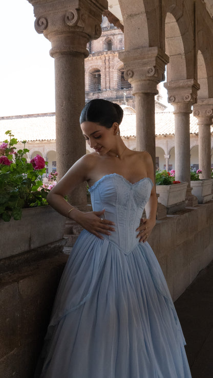 Eveil Dress Blue